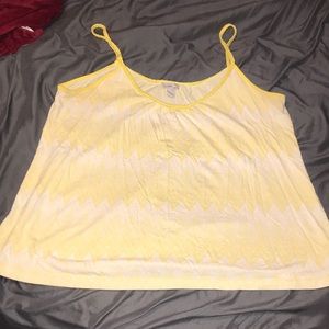 Old navy yellow tank